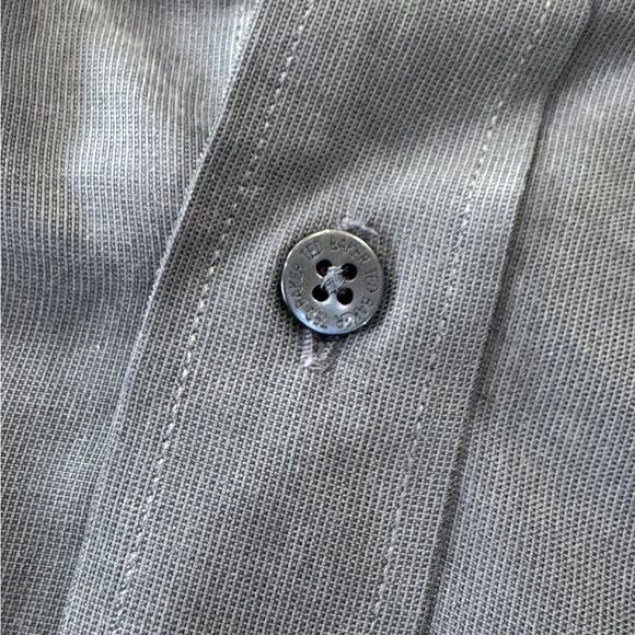 Ted Baker Blue Gray Storm Button-Down Shirt NEW Size 4 / US Large - Picture 7 of 10